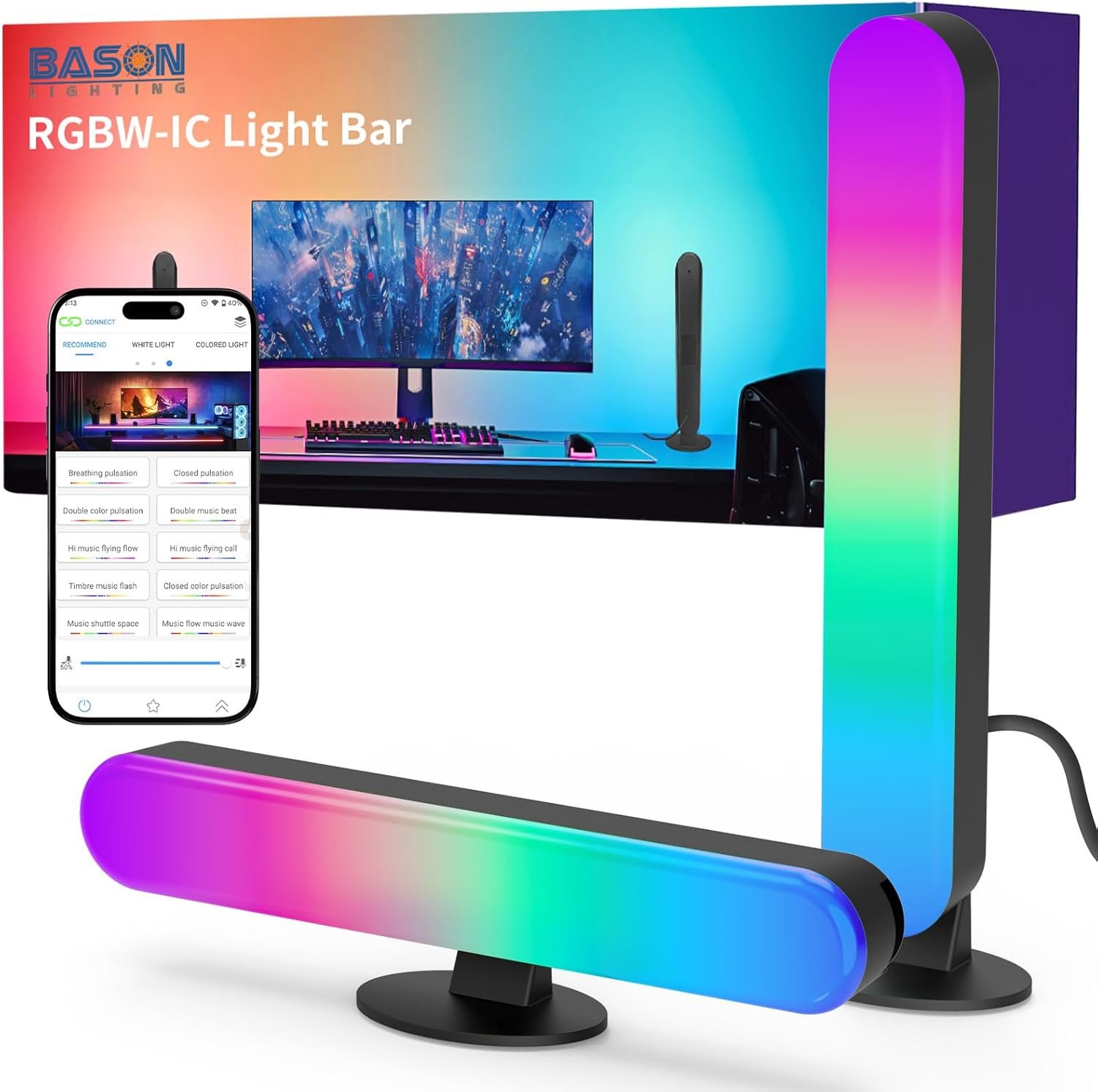tasmor rgb light bars