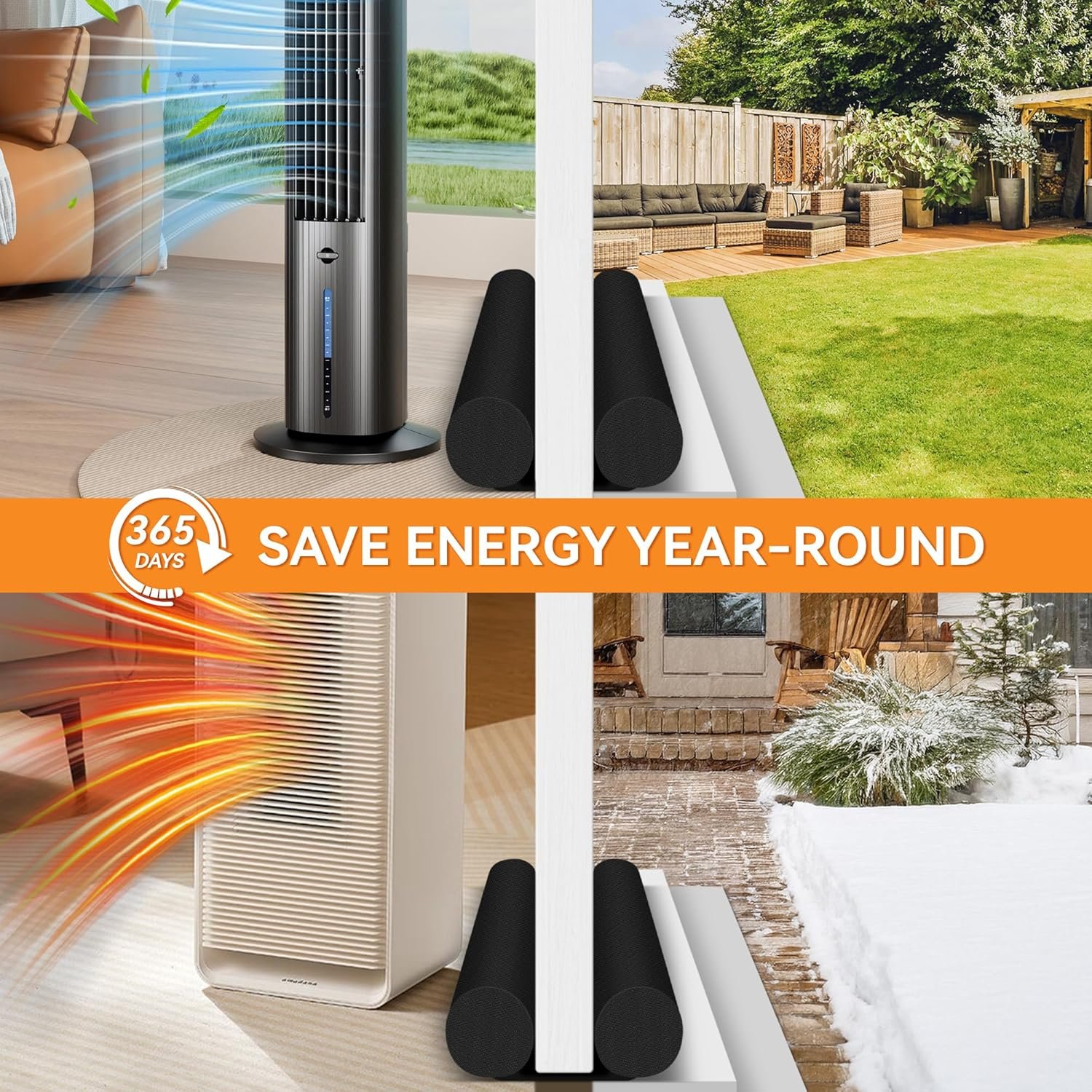 ❄️ How to Winterize Your Home (2025 Edition) door draft blockers