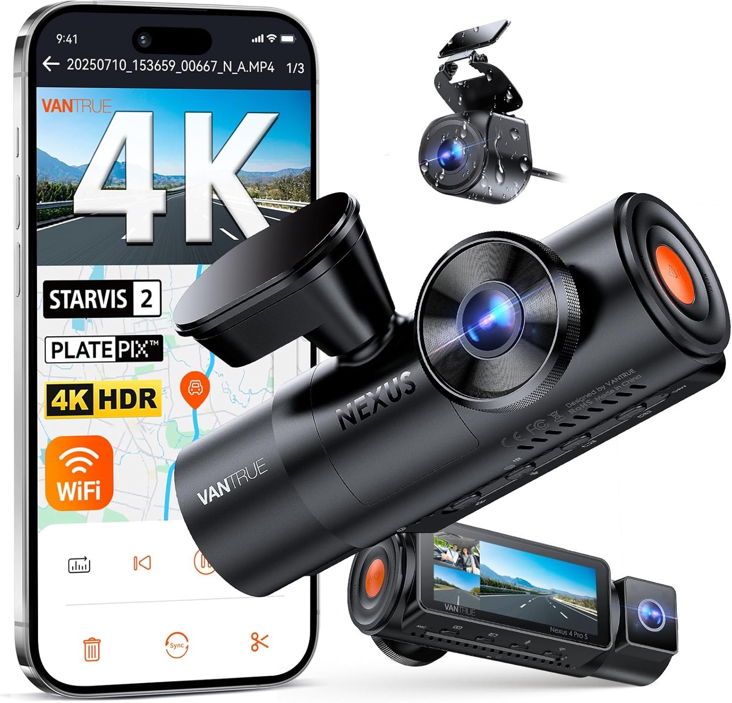 ⭐ Best 4K Dash Cam to Buy in 2025 (Triple-Channel, Night Vision, GPS) ⭐ Best 4K Dash Cam to Buy in 2025 (Triple-Channel, Night Vision, GPS)
