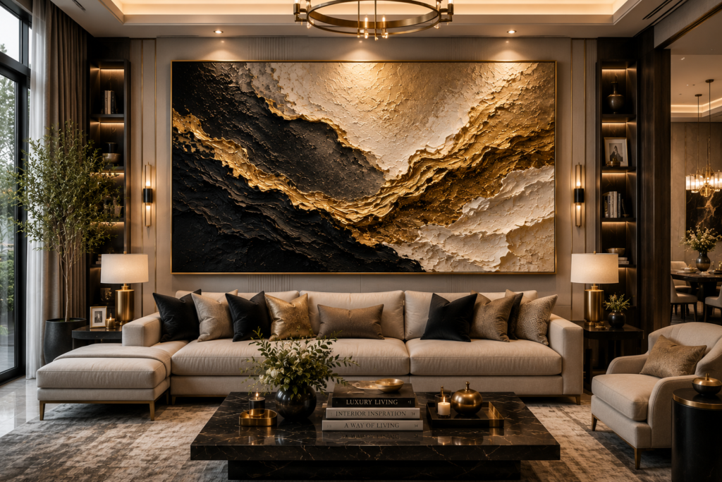 best large statement living room wall art