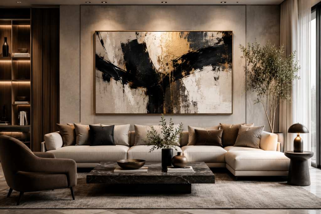 best modern living room wall art