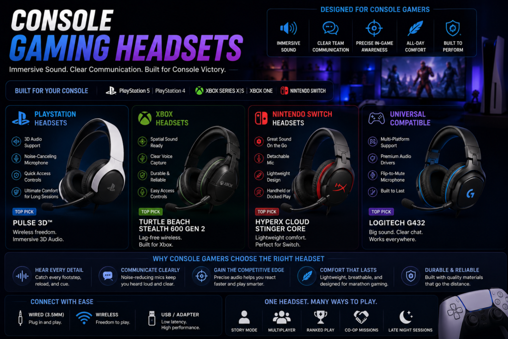 Gaming Headsets console gaming headsets