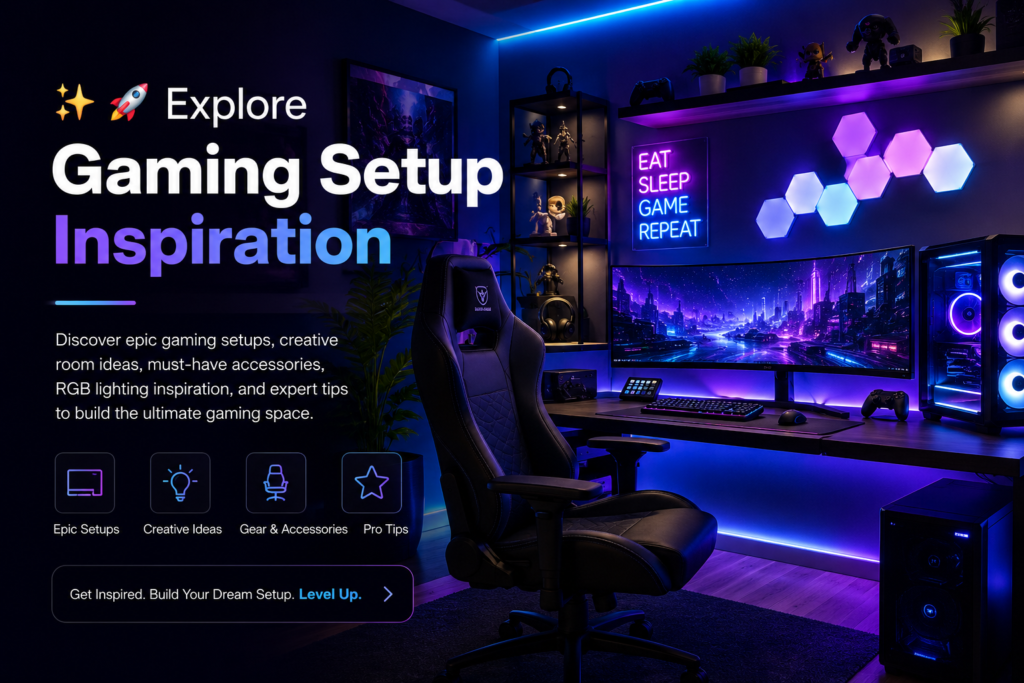 Gaming Headsets explore gaming setup inspiration
