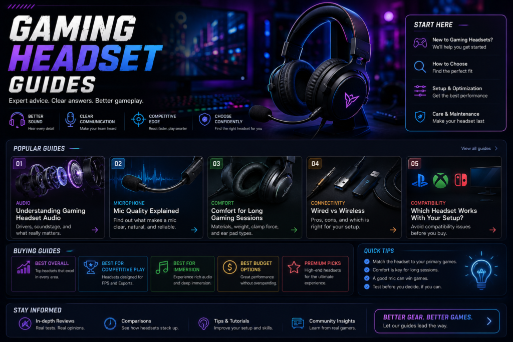 Gaming Headsets gaming headset guides