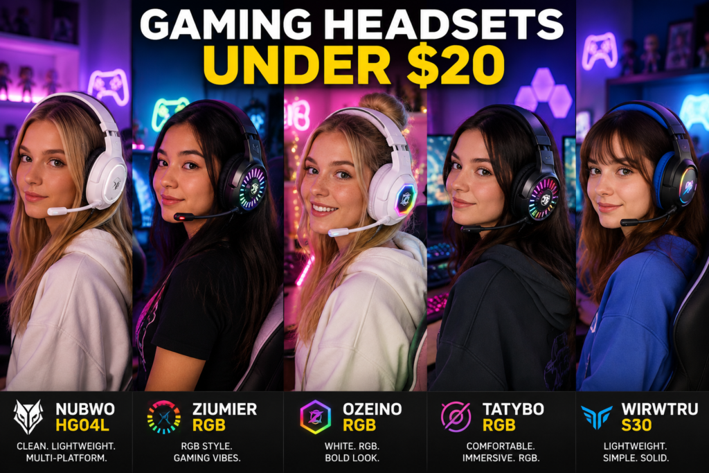 gaming headsets under $20