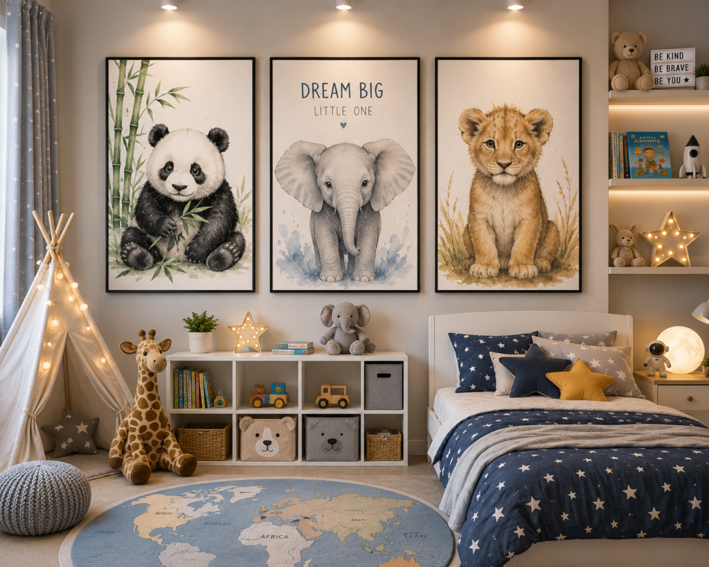 kids room wall art