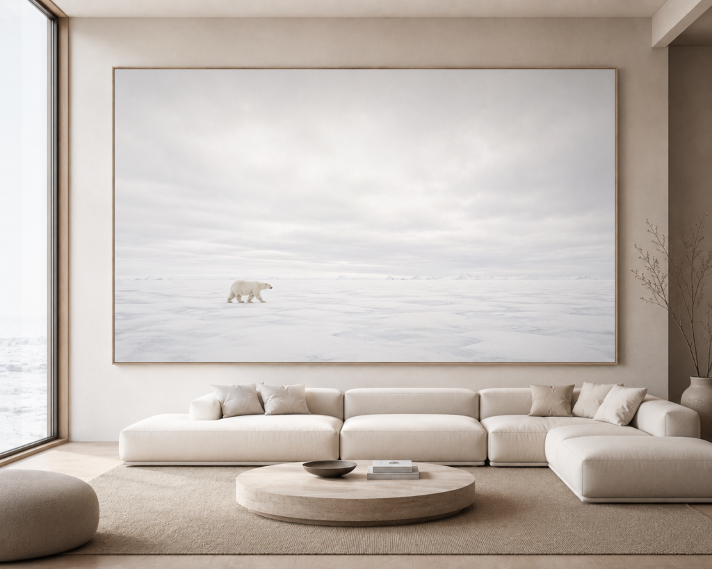 large minimalist living room wall art