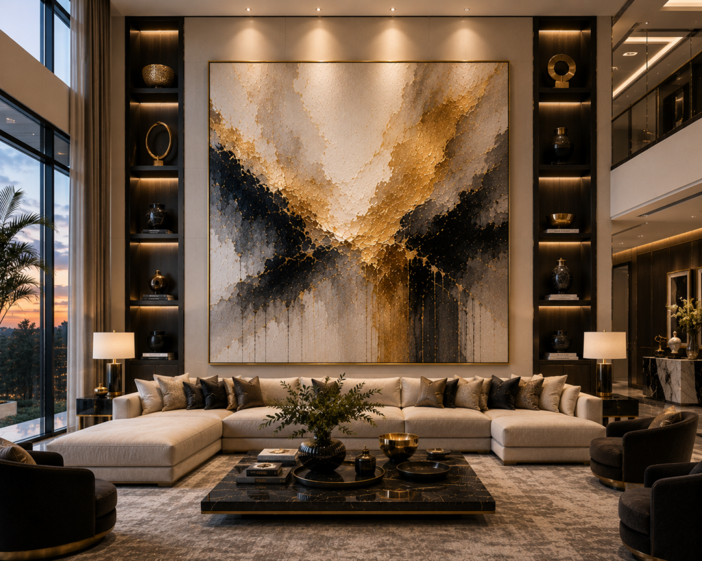 luxury wall art for large living rooms
