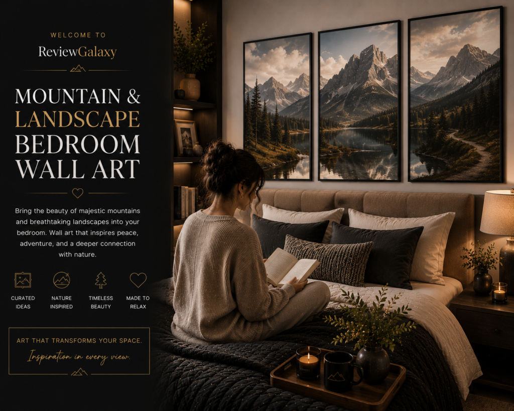 Bedroom Wall Art Ideas mountain and landscape bedroom wall art