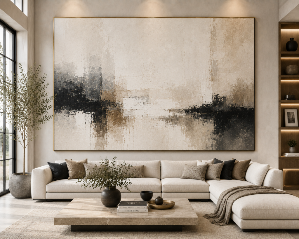 oversized living room wall art