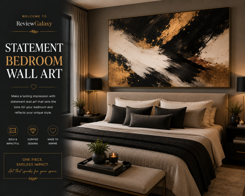 Bedroom Wall Art Ideas statement bedroom wall art