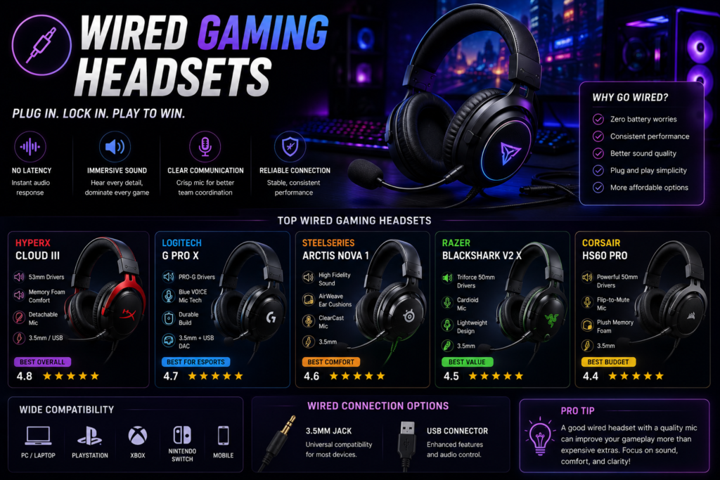 Gaming Headsets wired gaming headsets
