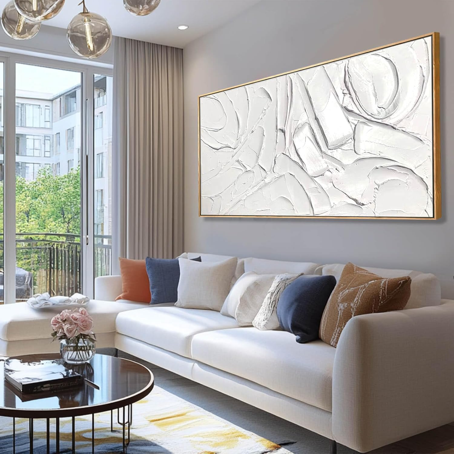 Luxury Hotel Style Living Room Wall Art