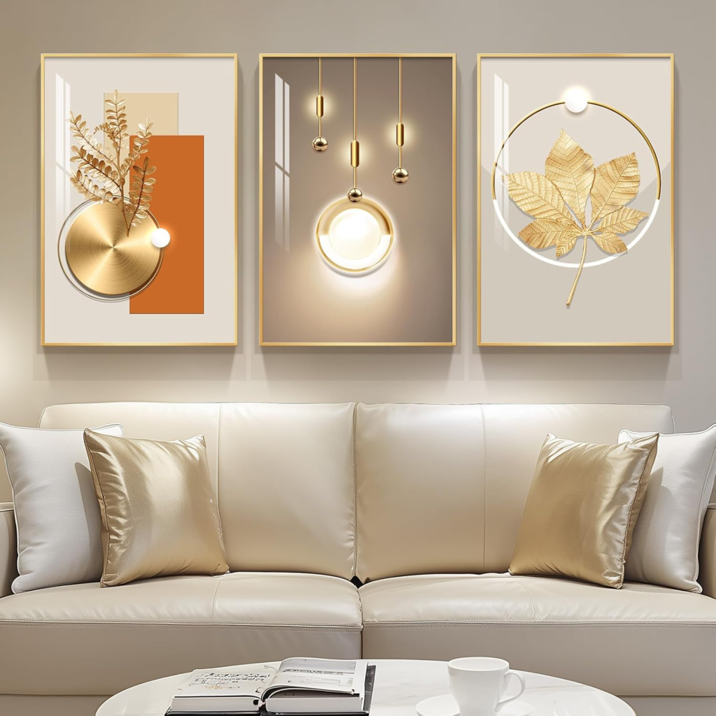 Cozy Luxury Living Room Wall Art image