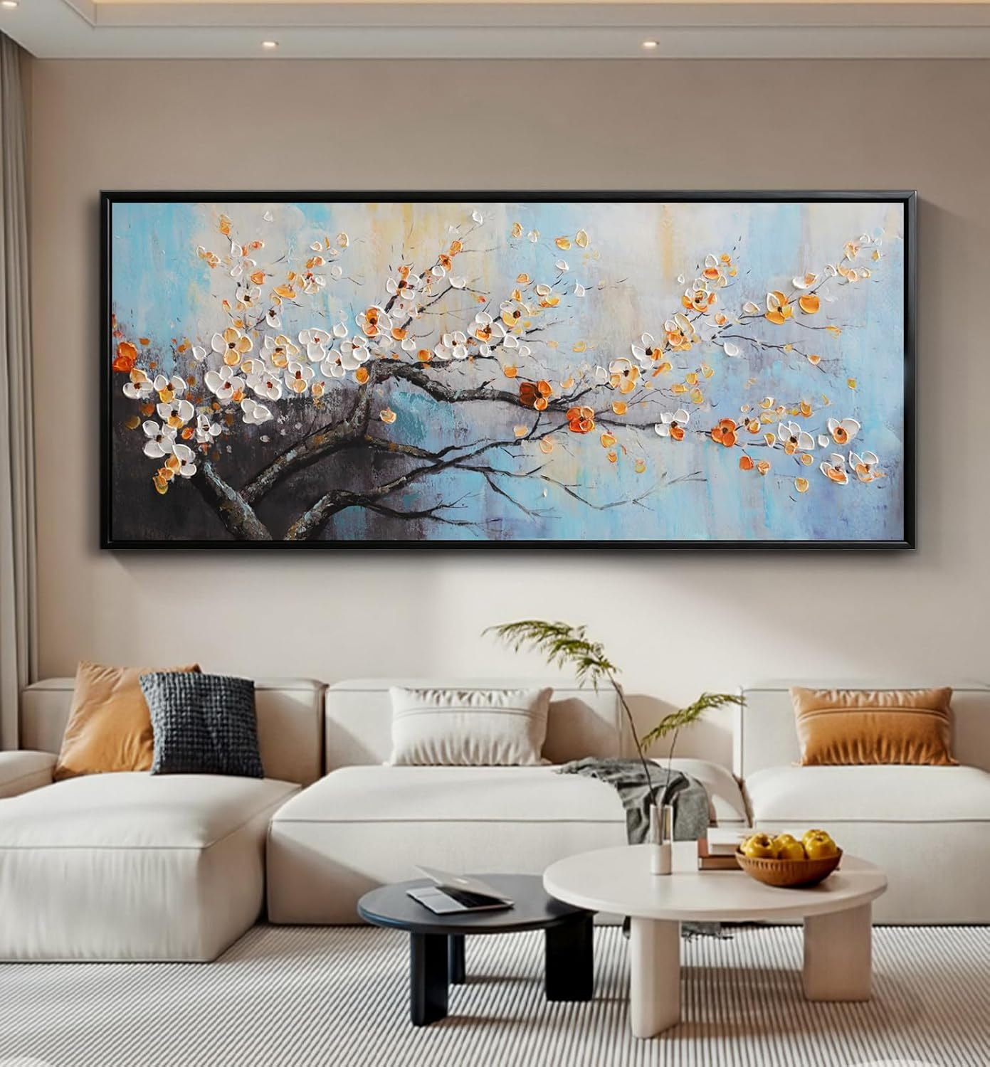 Modern Framed Living Room Wall Art