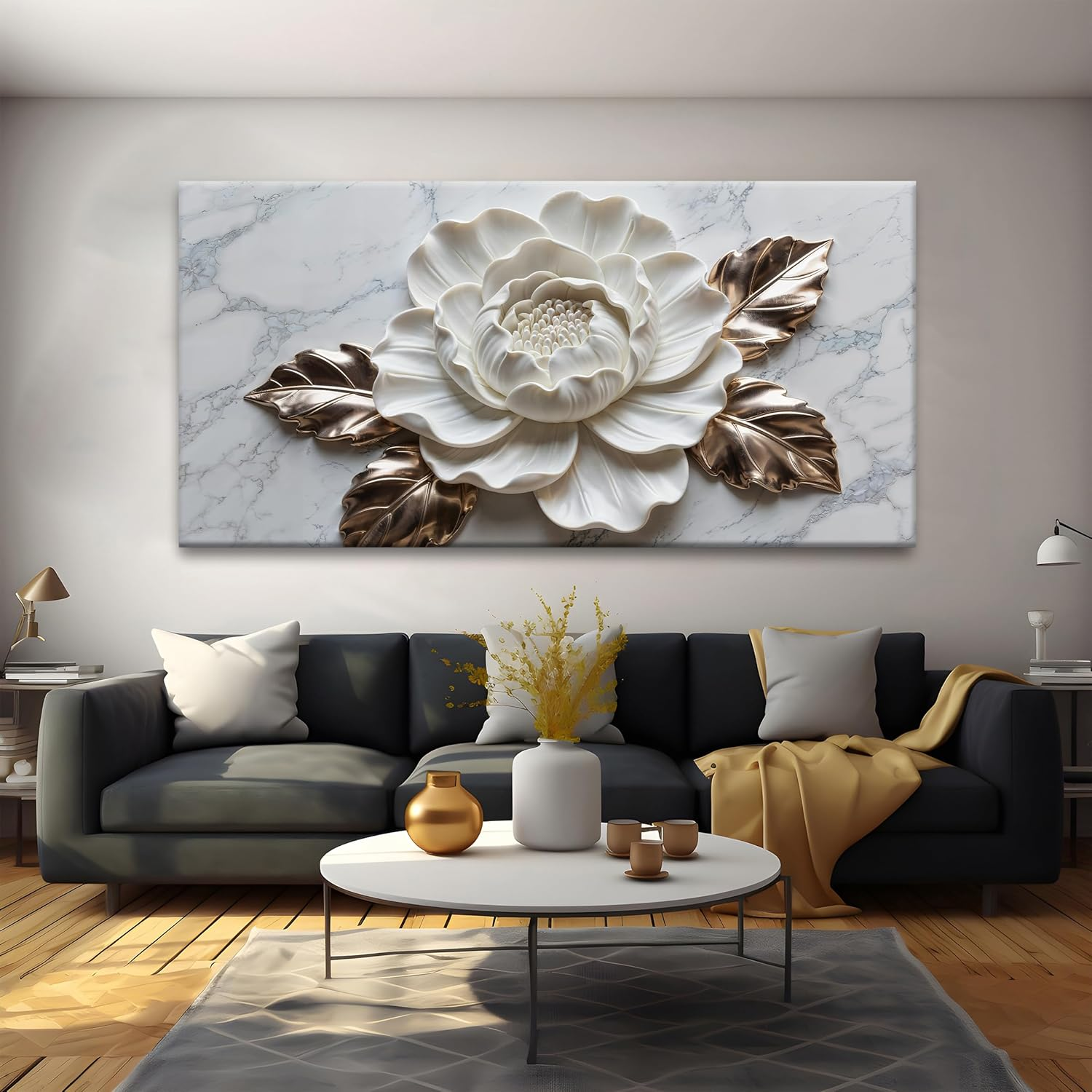 Modern Wall Art Above Sofa Ideas