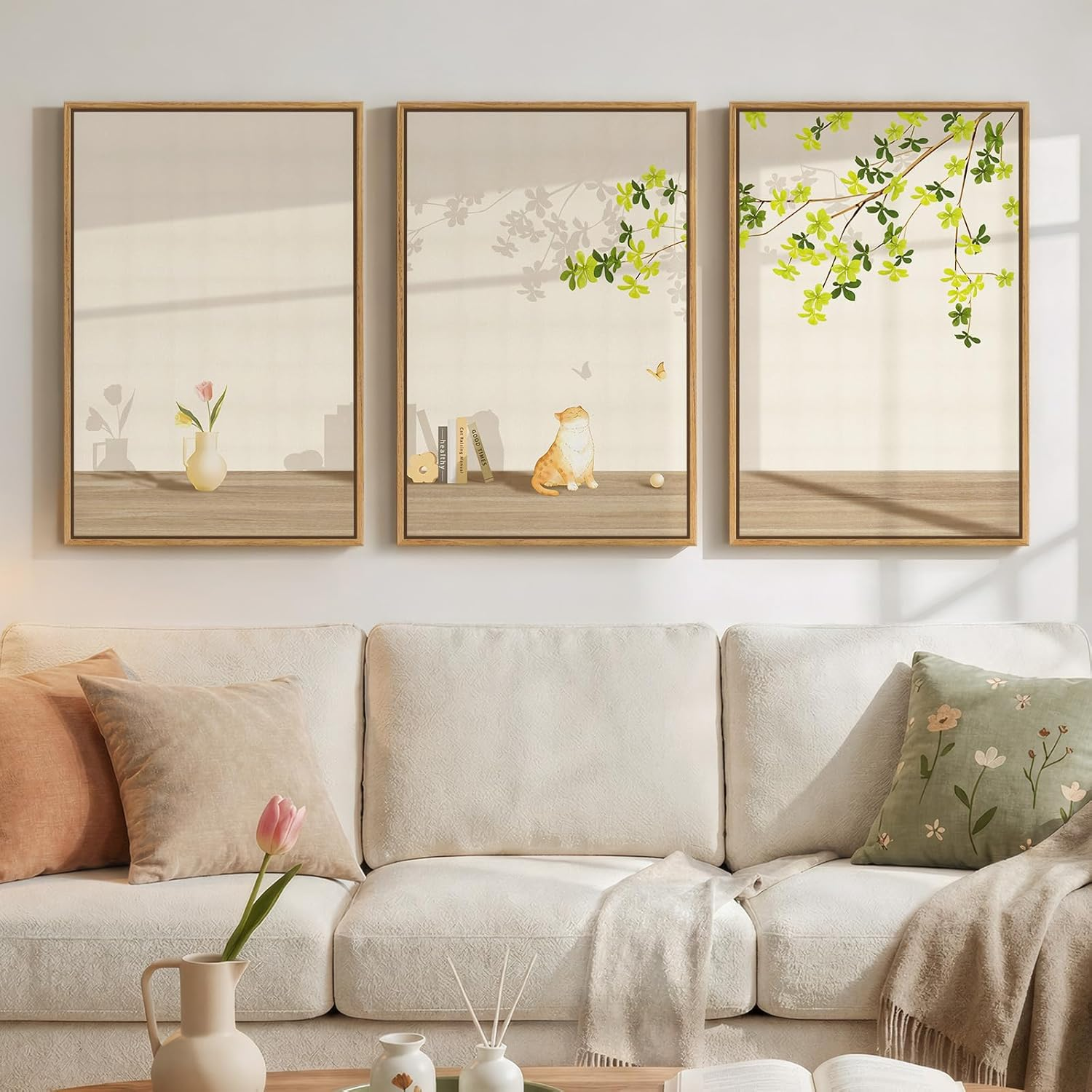 Cozy Modern Living Room Wall Art