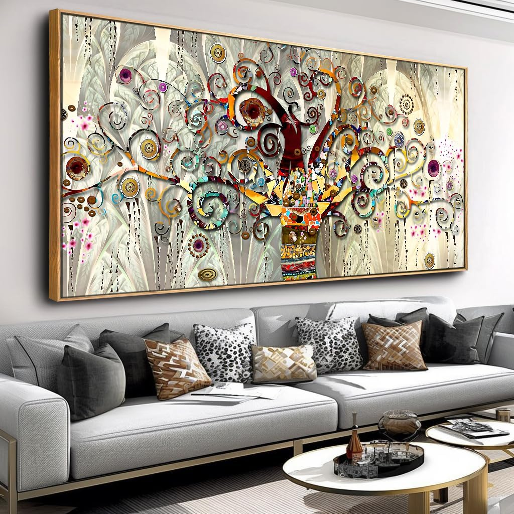 Oversized Abstract Living Room Wall Art