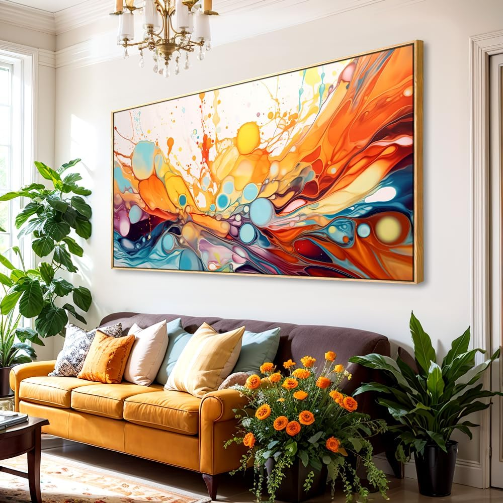 Abstract Canvas Living Room Wall Art