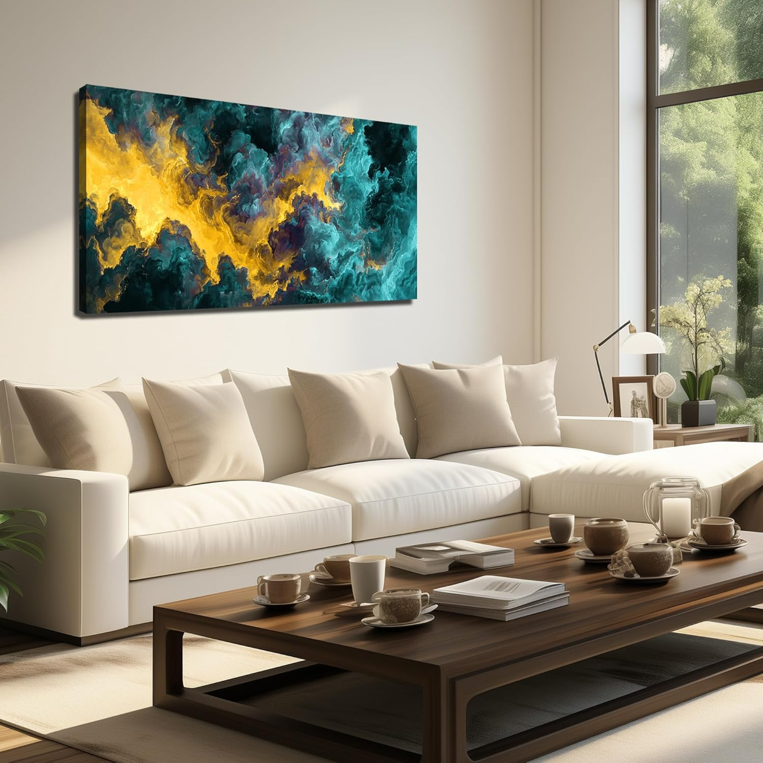 Statement Abstract Living Room Wall Art