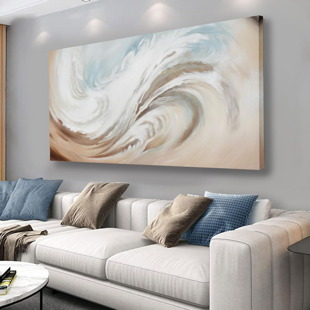 Cozy Abstract Living Room Wall Art image