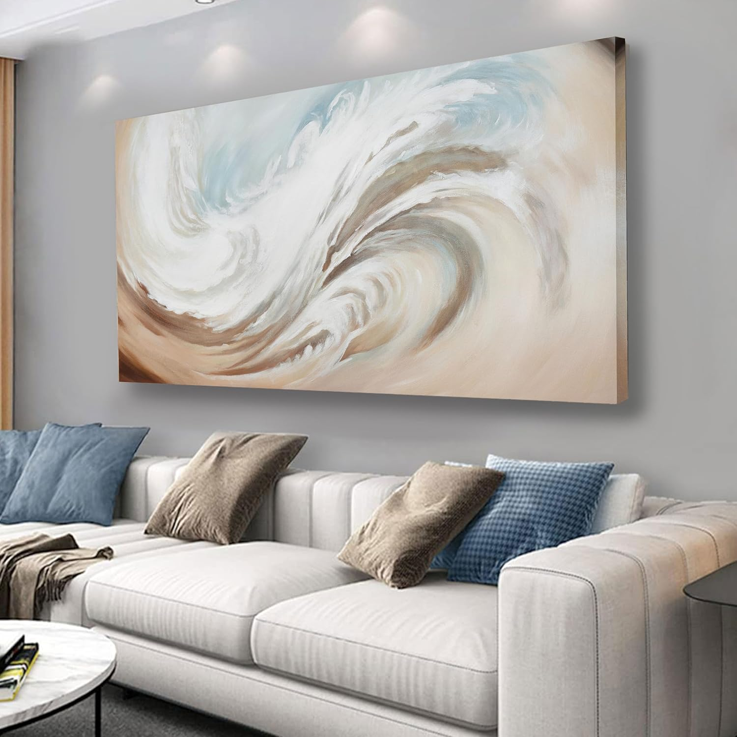 Cozy Abstract Living Room Wall Art