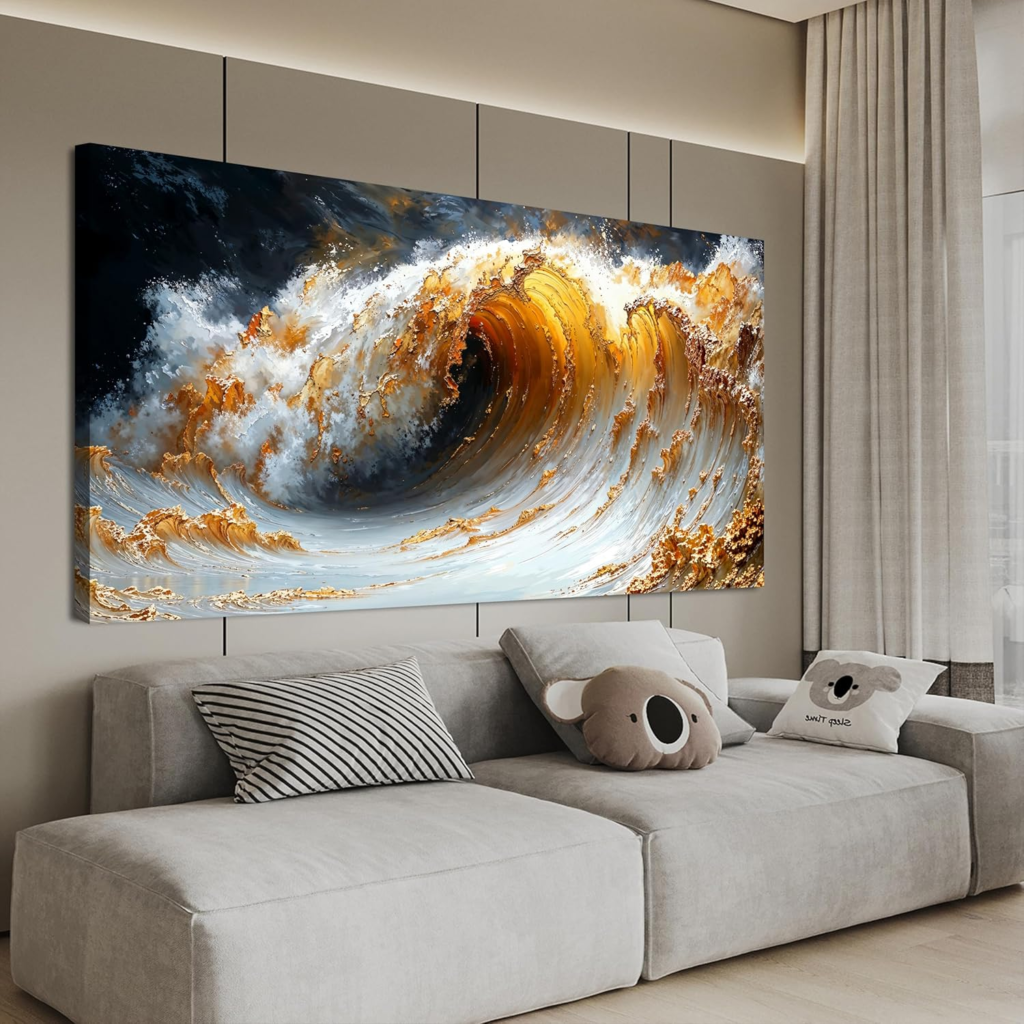 Designer Abstract Living Room Wall Art image
