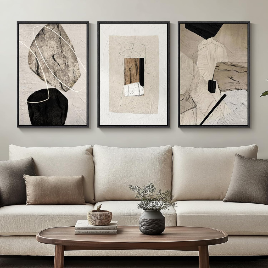 Minimalist Living Room Wall Art Ideas image