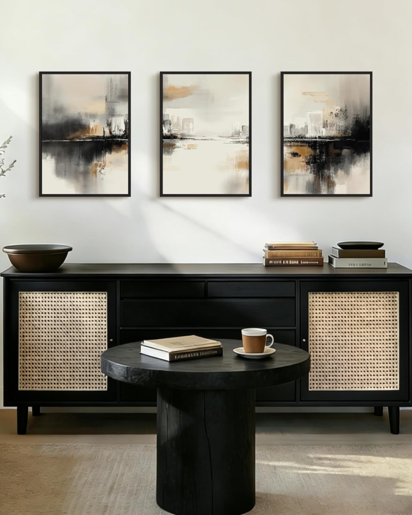 Small Space Minimalist Living Room Wall Art image