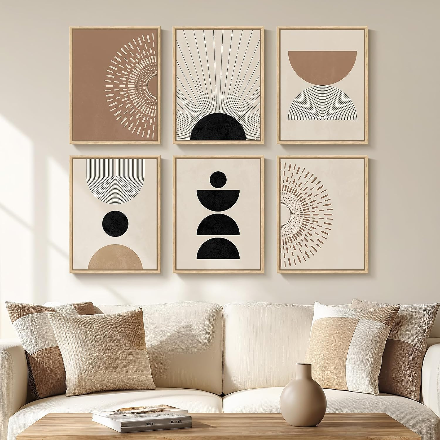 Geometric Minimalist Living Room Wall Art
