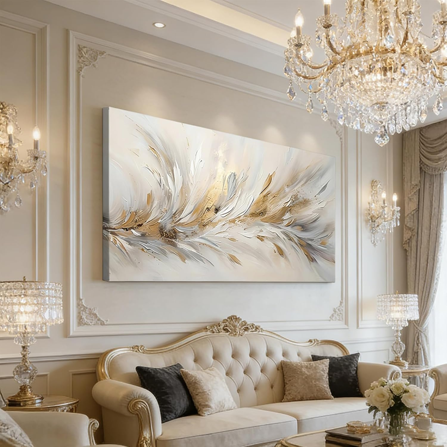 Elegant Minimalist Living Room Wall Art