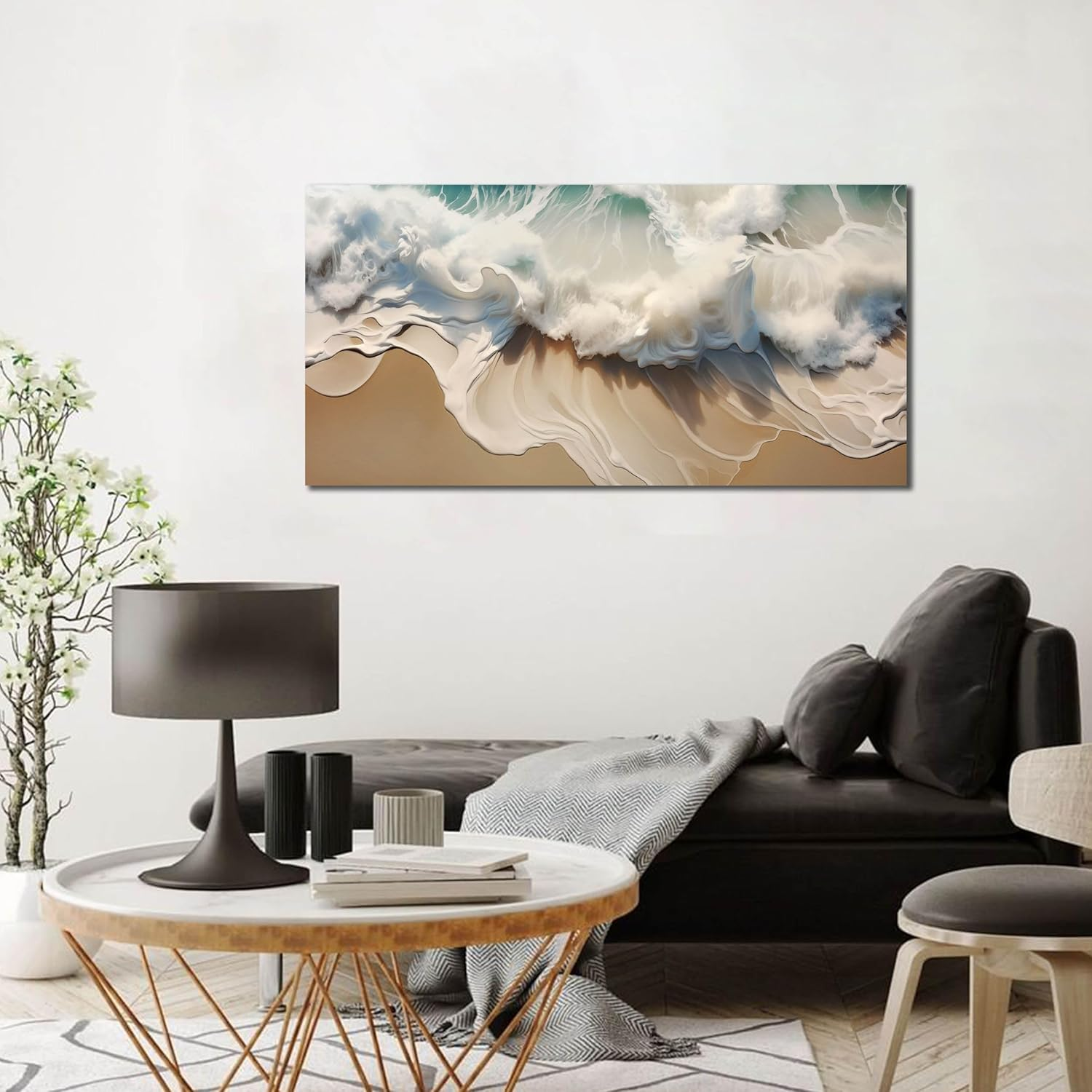 Luxury Ocean and Coastal Living Room Wall Art