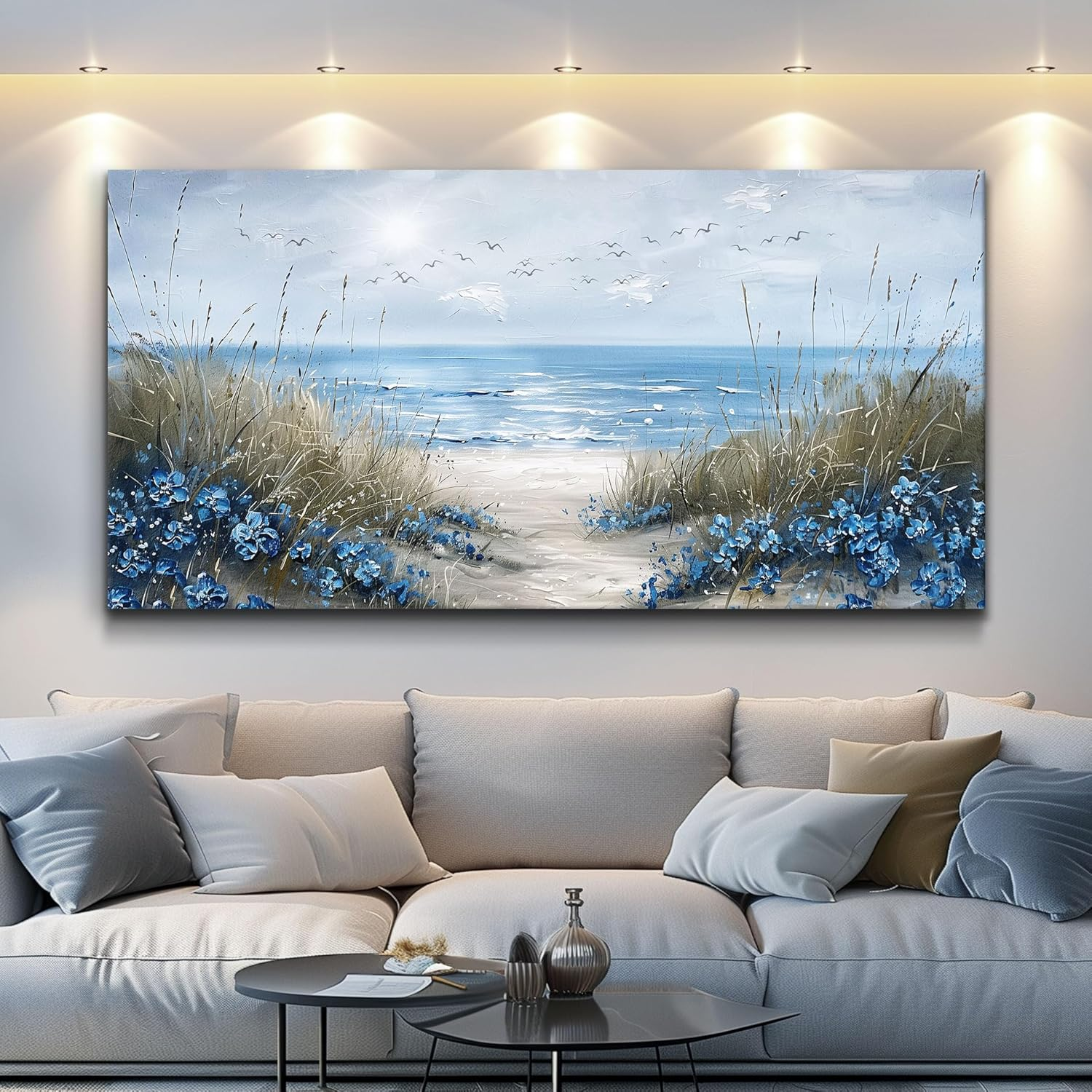 Ocean and Coastal Apartment Living Room Wall Art