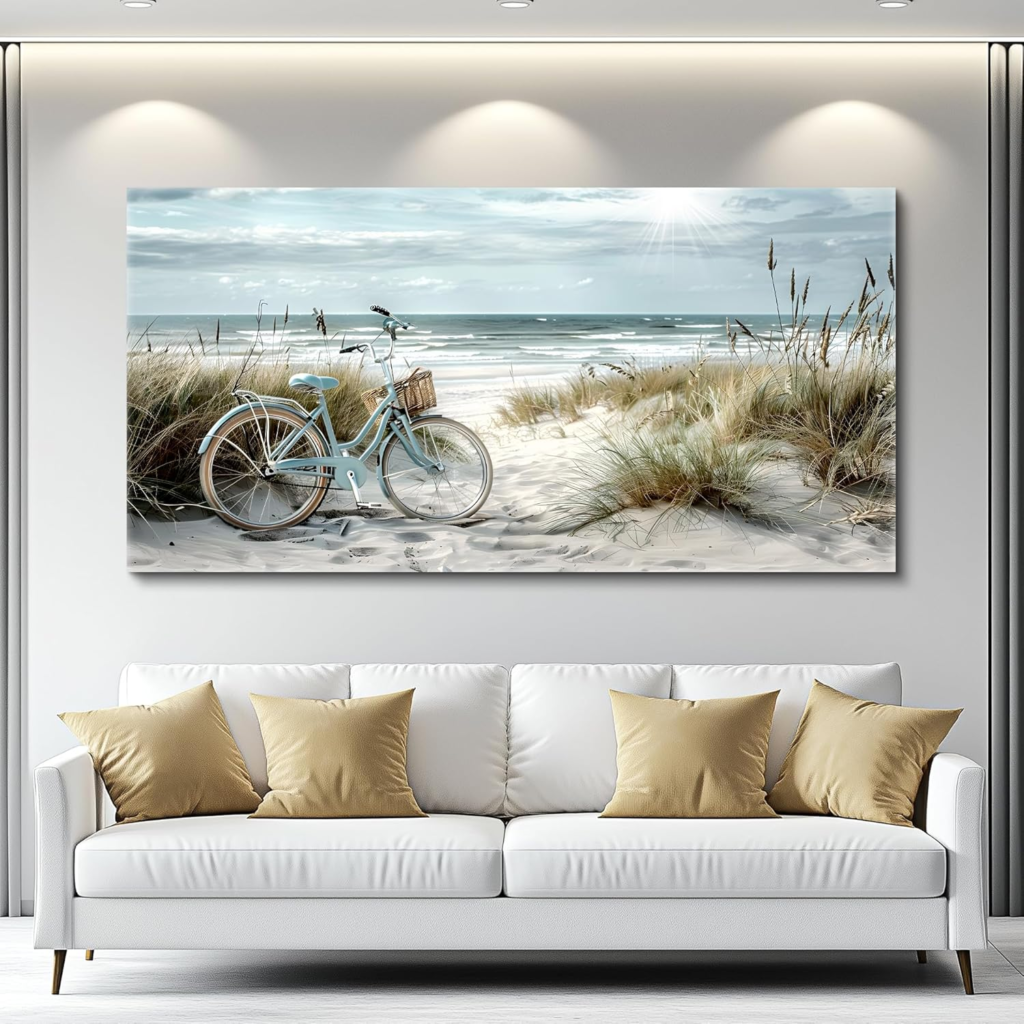 Large Statement Living Room Wall Art Ideas image