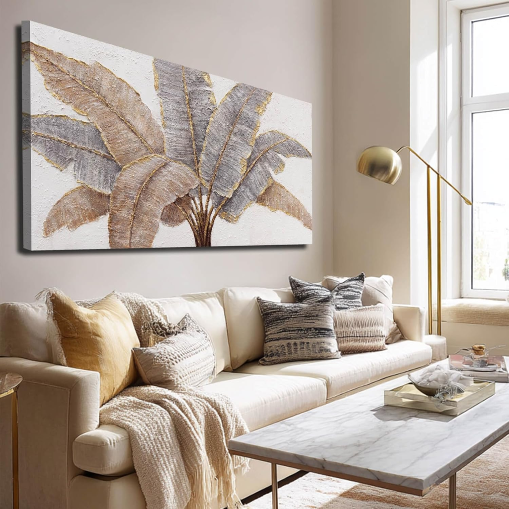 Statement Wall Art Above Sofa Ideas image