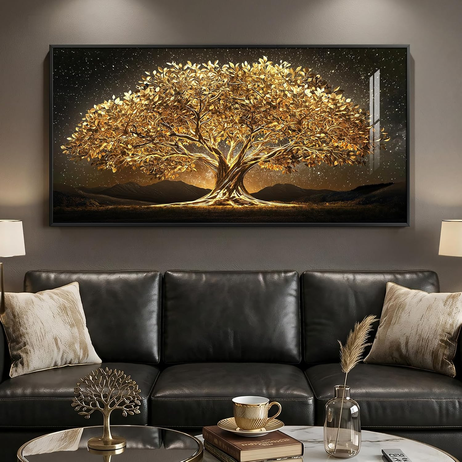 Best Black and Gold Living Room Wall Art