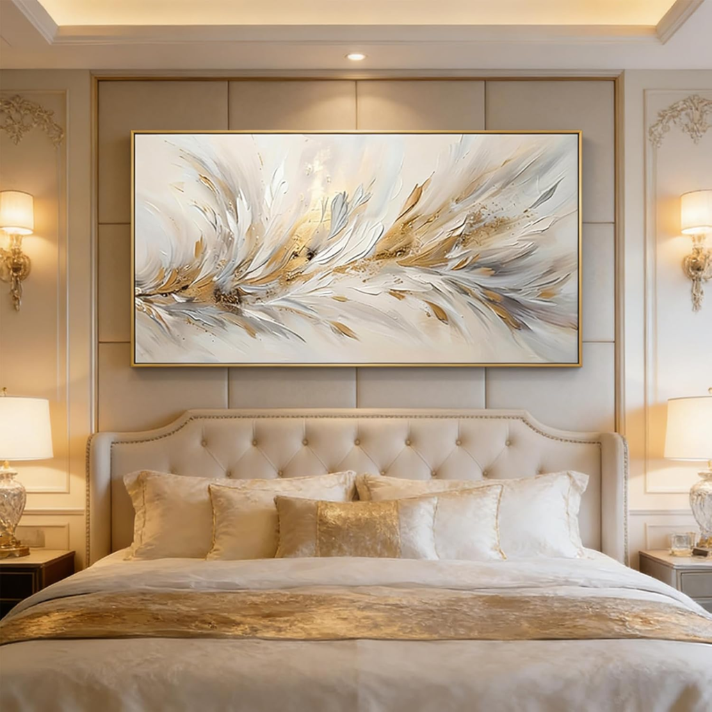 Luxury Bedroom Wall Art Ideas image