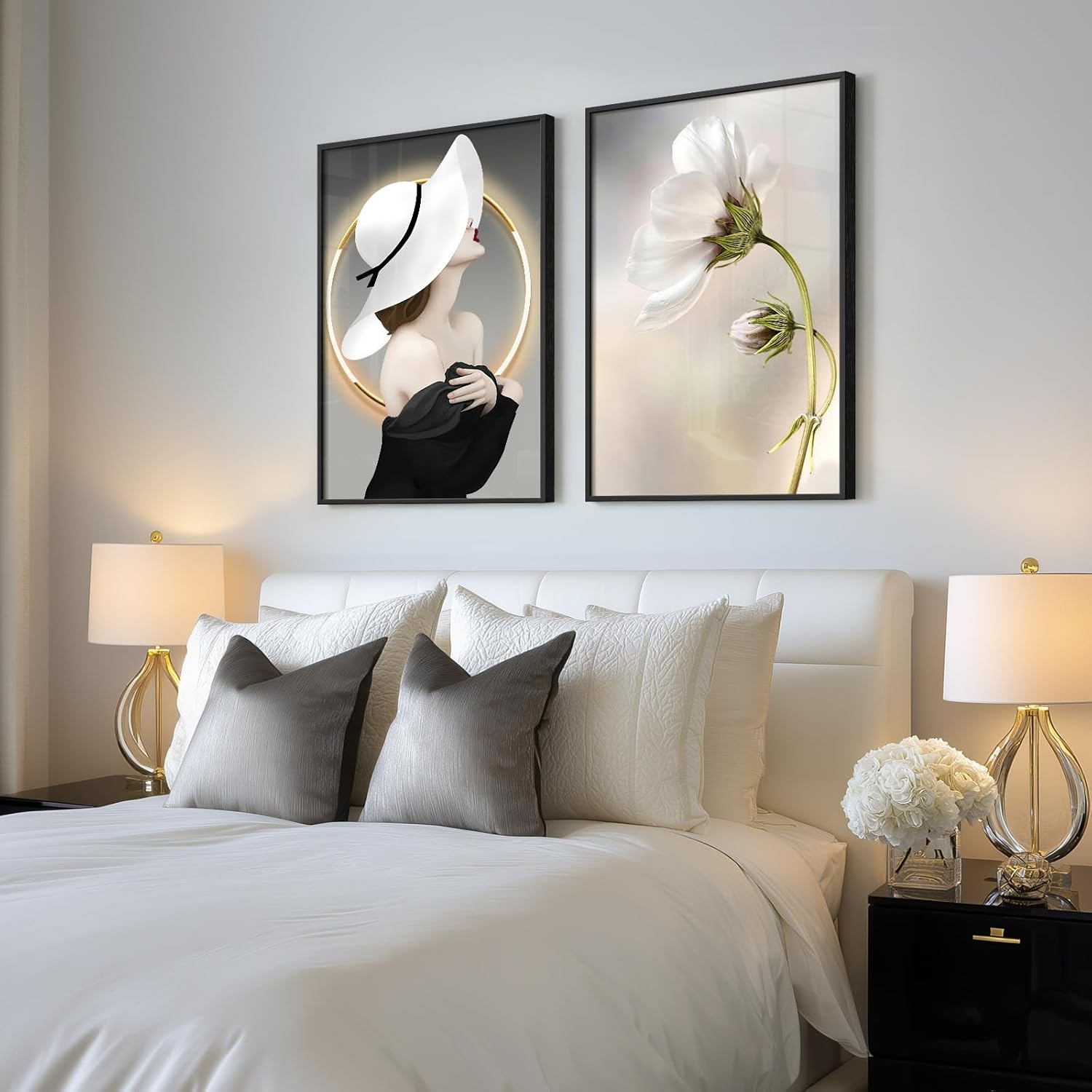 Black and White Bedroom Wall Art Ideas Black and White Bedroom Wall Art Ideas