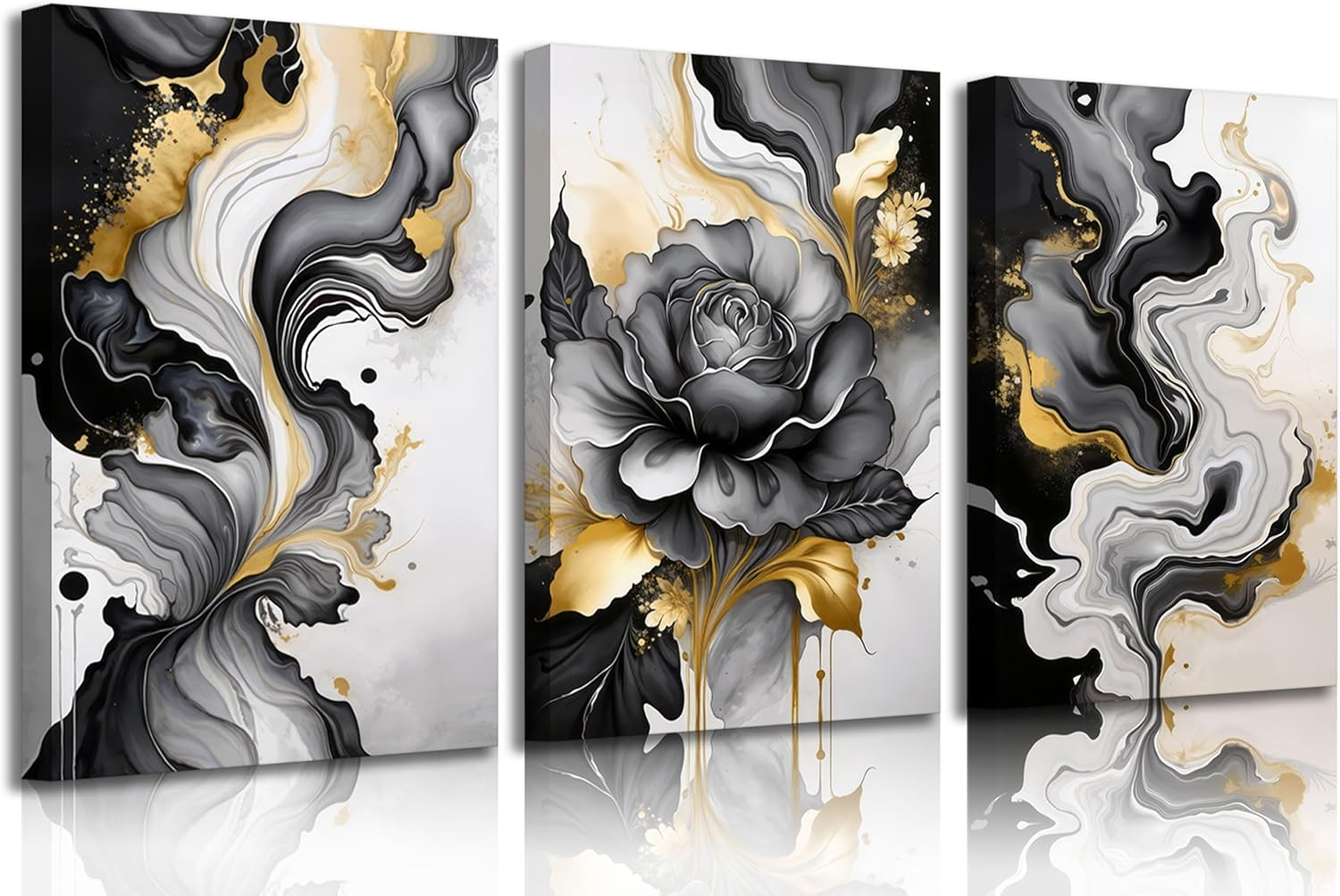 Black and Gold Bedroom Wall Art Ideas Black and Gold Bedroom Wall Art Ideas