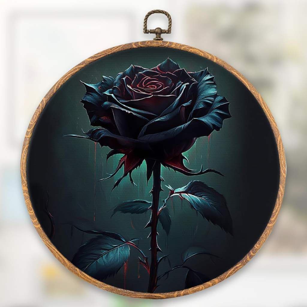 Dark Moody Bedroom Wall Art Ideas image