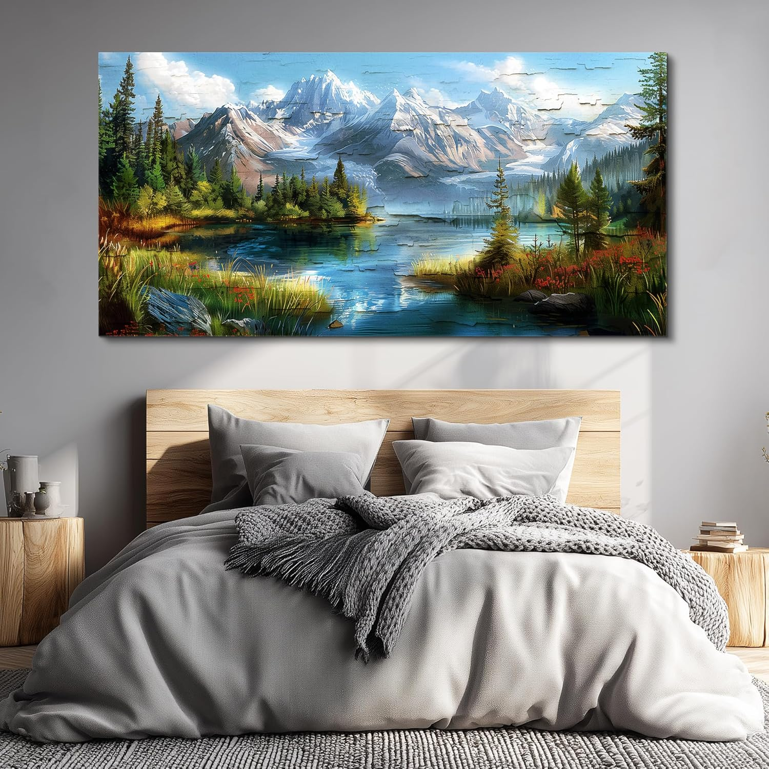 Mountain and Landscape Bedroom Wall Art Ideas Mountain and Landscape Bedroom Wall Art Ideas