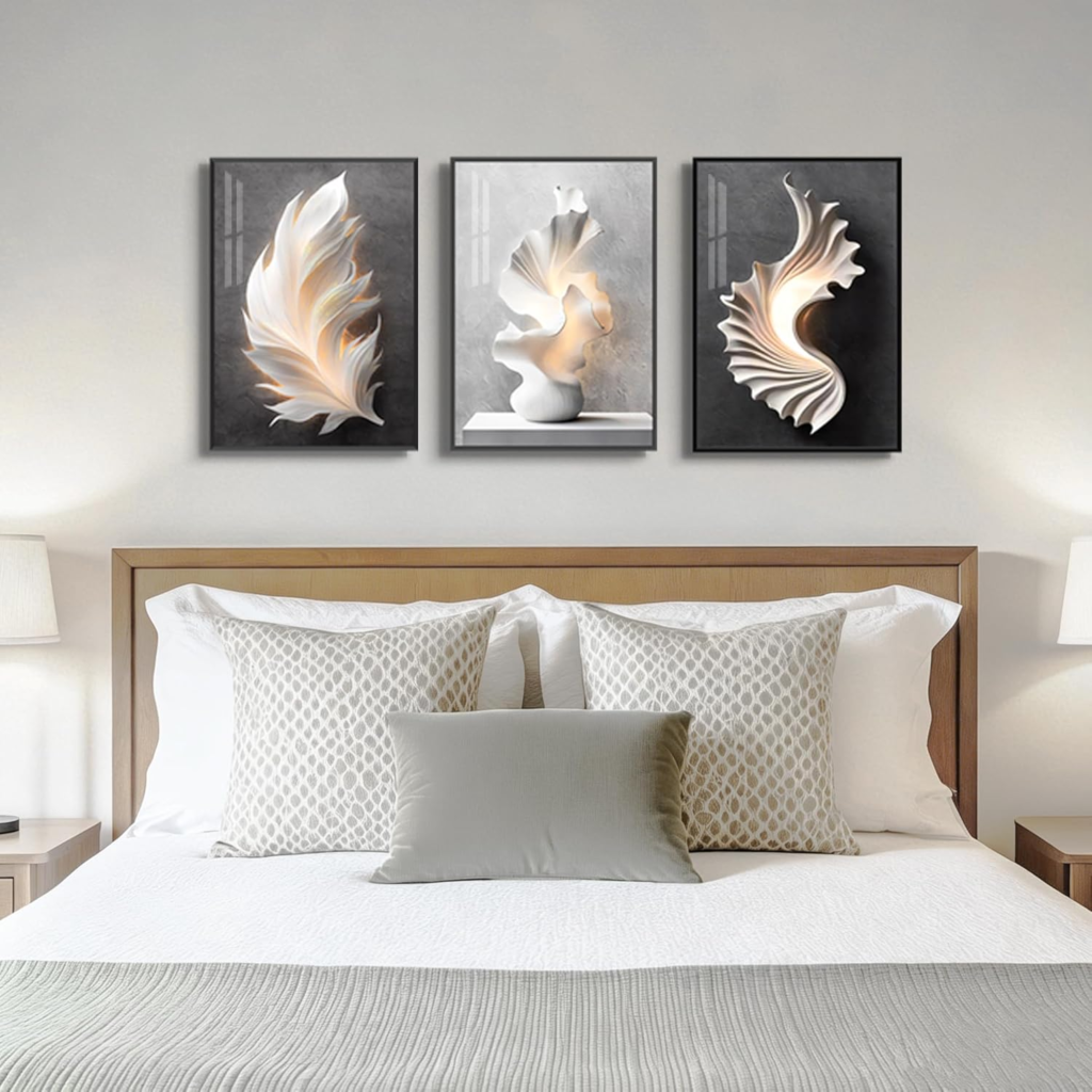 Contemporary Bedroom Wall Art Ideas image