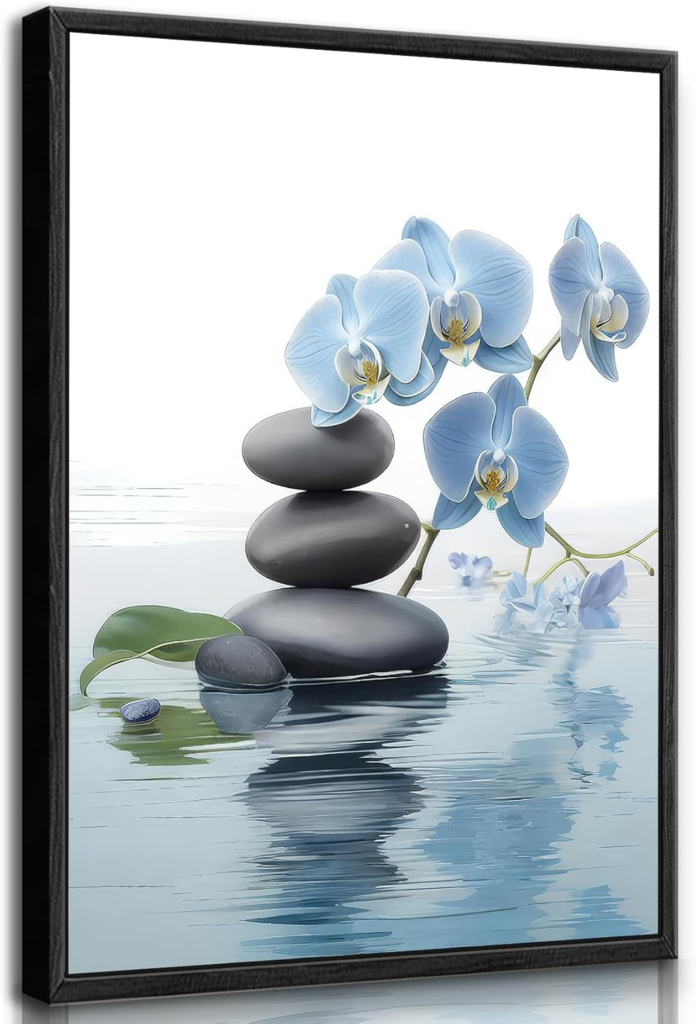 Spa Inspired Bedroom Wall Art Ideas image