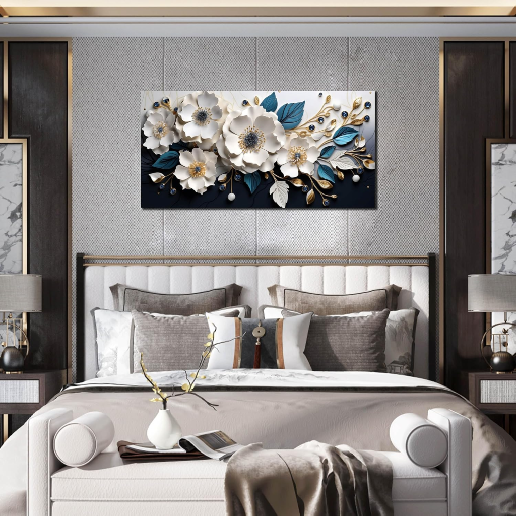 Elegant Bedroom Wall Decor Ideas image