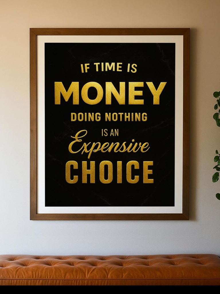Black and Gold Office Wall Art Ideas image