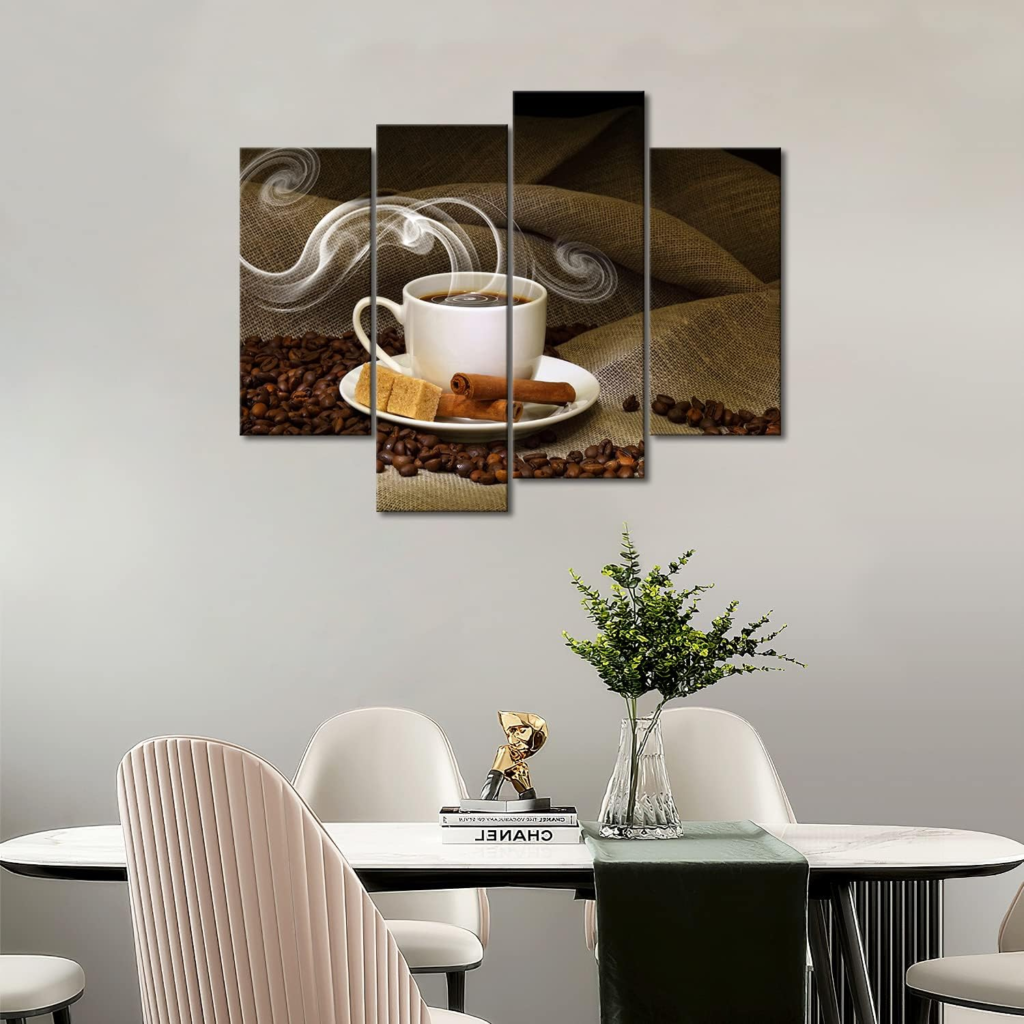 Warm Tone Office Wall Art Ideas image