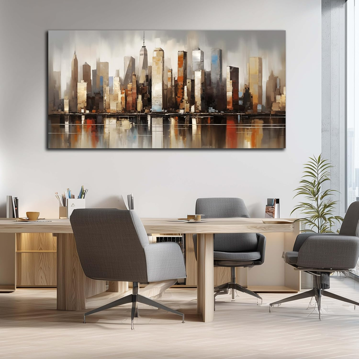 Abstract Office Wall Art Ideas