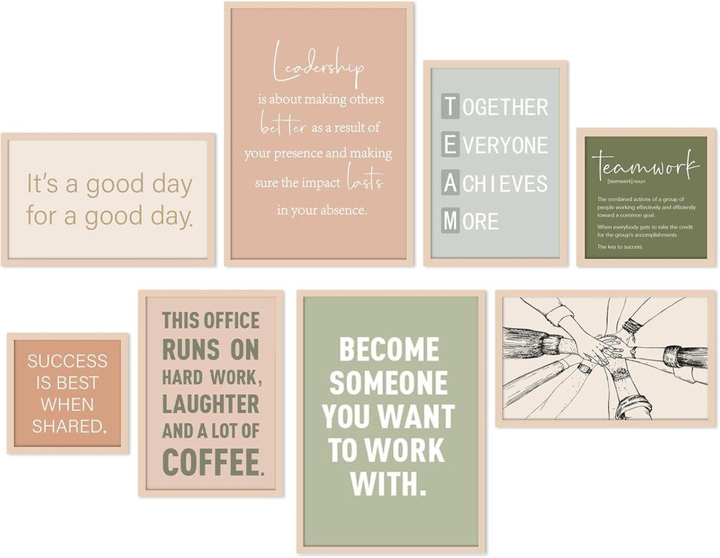 Matching Office Wall Art Set Ideas image