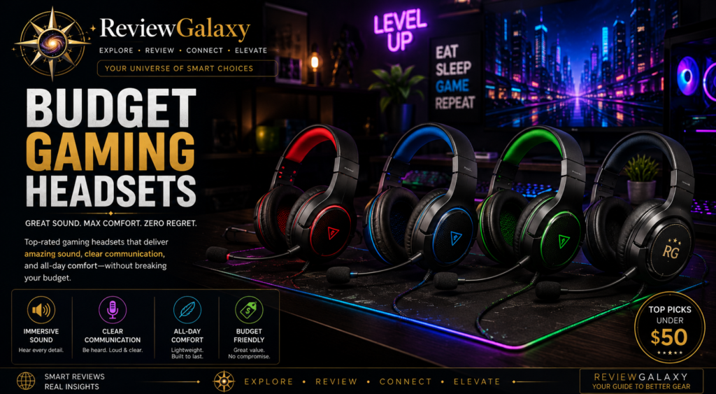 Budget Gaming Headsets budget gaming headsets hero page