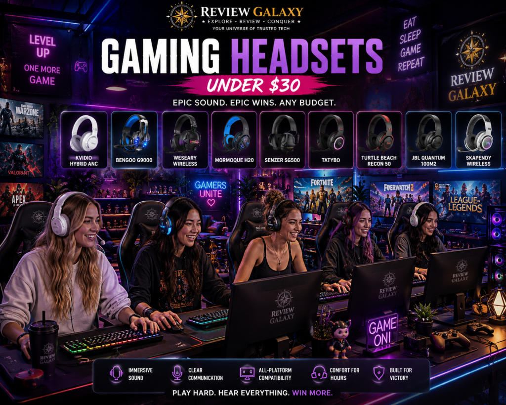 gaming headsets under $30 hero image
